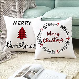 45cm Christmas Cushion Cover Pillowcase 2024 Christmas Decorations for Home Ornament Xmas New Year Christmas Decor 2023 Noel