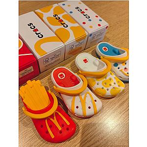 2024 McDonald's Mini Slipper Keychain Happy Meal Toys Figure Collectible Toy Desktop Decoration Kids Birthday Gifts