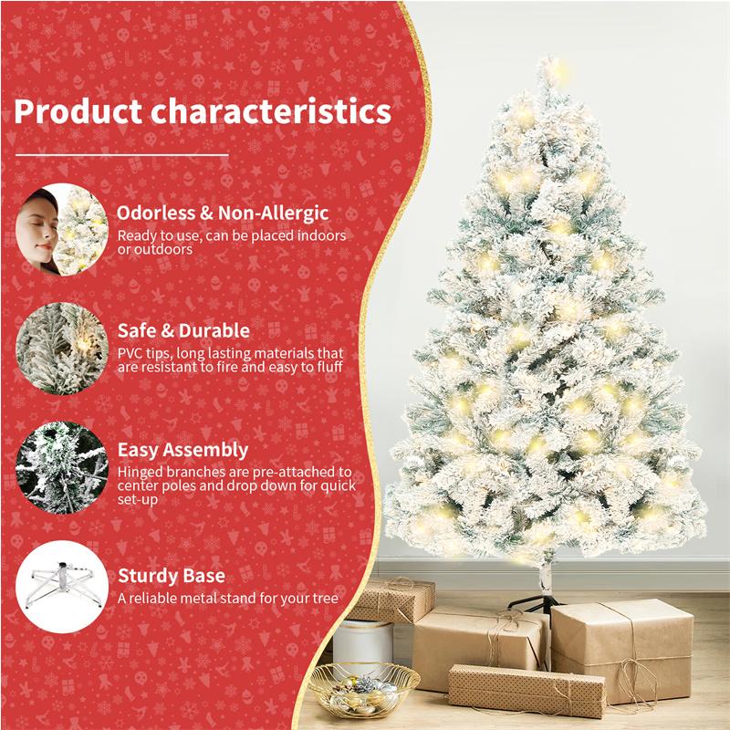 Christmas Tree Christmas Decoration New 1.5M 2.3M Large Christmas Trees Christmas Indoor New Year Home Party Outdoor Decor 2024