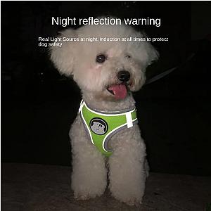 Anti-escape Pet Harness with Breathable Fabric and Reflective Strips Pet Items Dog Leash Pet Leash