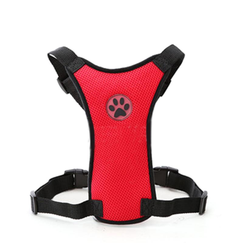 Dog Harness Car Safety Seat Belt Breathable Leash Mesh Chest Strap Multi-function Breathable Pet Supplies Dog Chest Straps