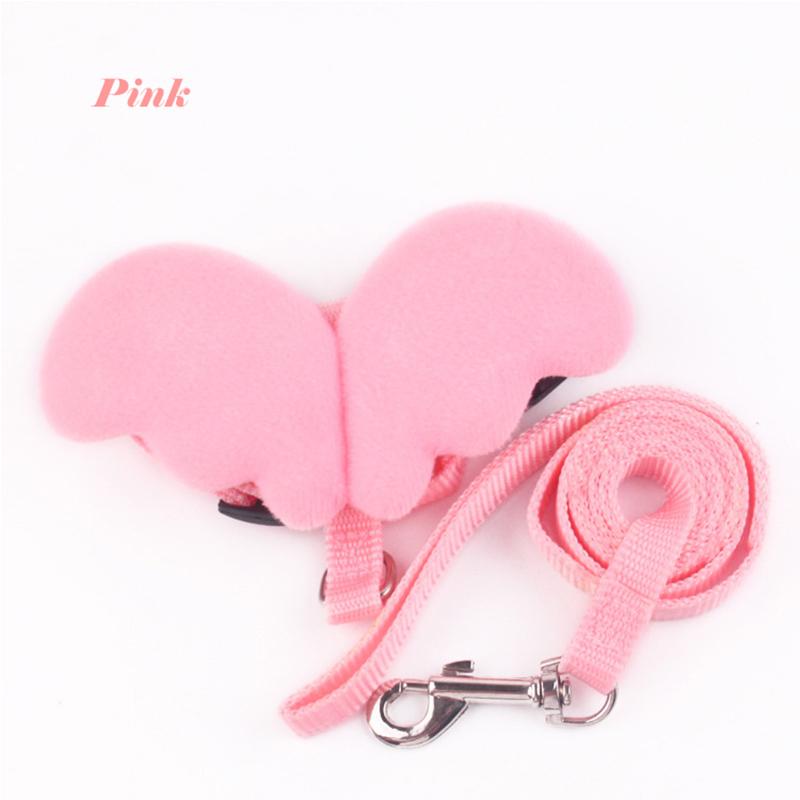 Cute Angel Wing Pet Rabbit Harness and Leash for Cats Rabbits Personalized Rabbit Harnesses Bunny Accessories Hamster Clothes