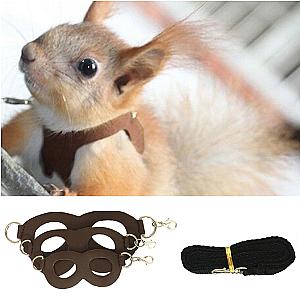 Hamster Chinchilla Mouse Rat Squirrel Harness Anti-biting Strap Split Traction Rope Small Pet Training Leash Anti Lost Rope