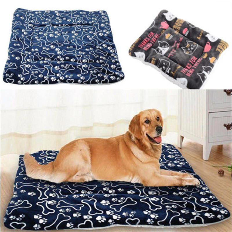 50cm 55cm 70 cm 100cm Large Pet Dog  Puppy Cushion House Pet Soft Comfortable Winter Warm Kennel Dog Mat Blanket