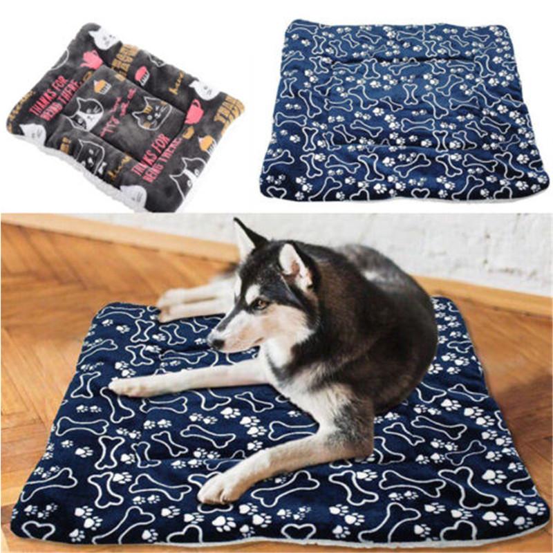 50cm 55cm 70 cm 100cm Large Pet Dog  Puppy Cushion House Pet Soft Comfortable Winter Warm Kennel Dog Mat Blanket