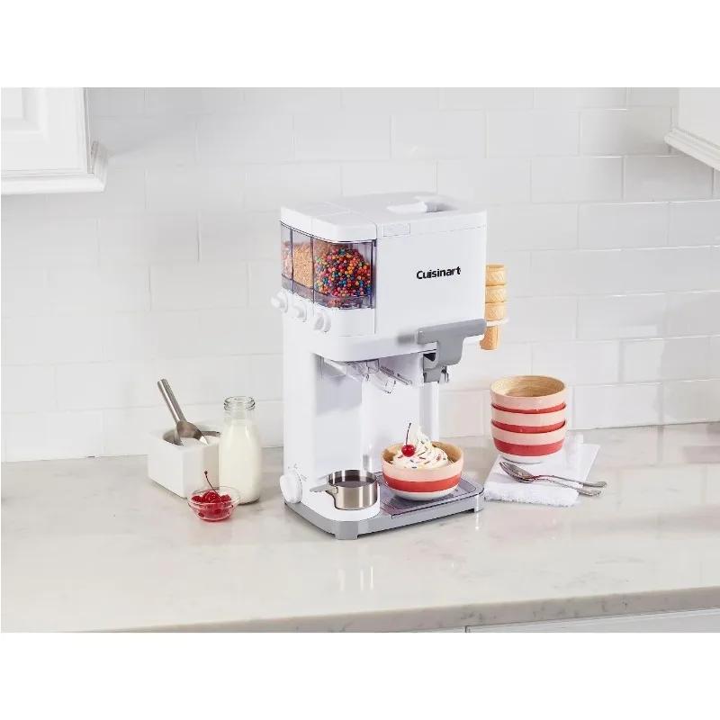 Cuisinart Soft Serve Ice Cream Machine- Mix It In Ice Cream Maker for Frozen Yogurt, Sorbet, Gelato, Drinks 1.5 Quart