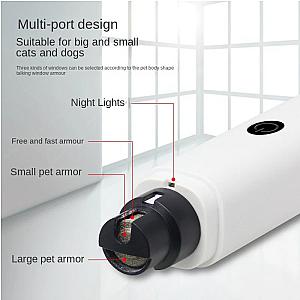 Painless USB Charging Dog Nail Grinders Rechargeable Pet Nail Clippers Quiet Electric Dog Cat Paws Nail Grooming Trimmer Tools