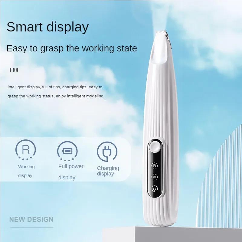 Electric Dog Cat Hair Clippers Ear Eyes Paw Hair Cutter Trimmer USB Charging Pet Grooming Supplies with Scissor