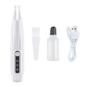 Electric Dog Cat Hair Clippers Ear Eyes Paw Hair Cutter Trimmer USB Charging Pet Grooming Supplies with Scissor