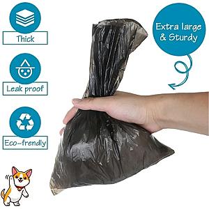 1-100Rolls Dogs Poop Bags Biodegradable Thicken Pets Outdoor Cleaning Poop Bag with Breakpoint Puppy Cat Pooper Scooper Bag Roll