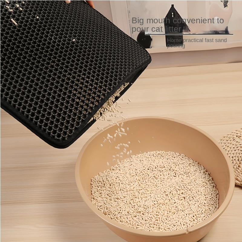 Large Size Cat Litter Mat Eva Double Layer Waterproof Cat Litter Mat Pet Litter Box Mat Pet Toilet Cat Mat Cat Toilet Mat