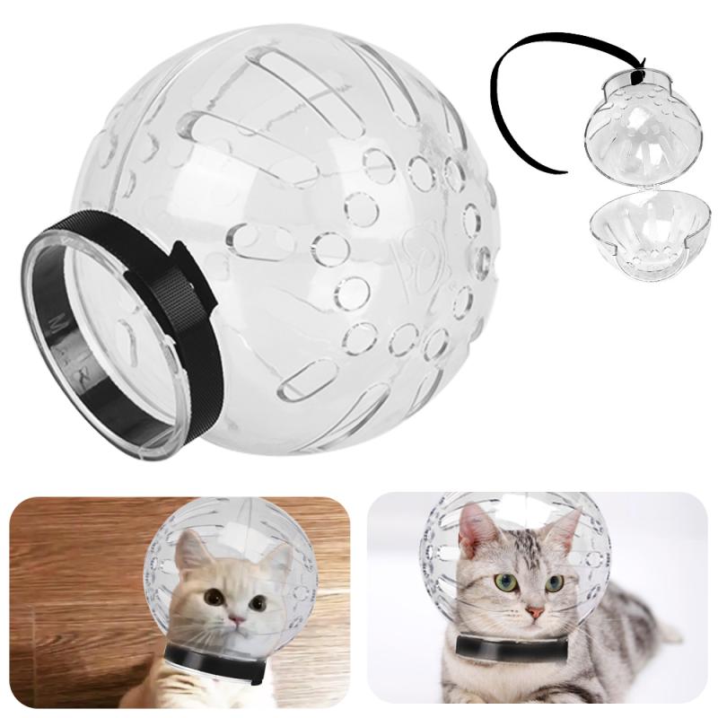 Cat Grooming Supplies Anti-Licking Anti-Bite Breathable Cat  Muzzle Protective Space Hood Grooming Mask Bath Grooming