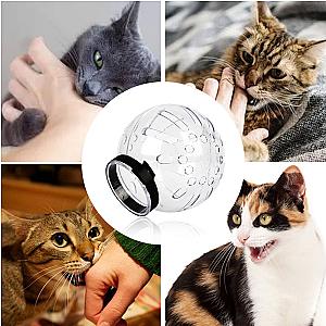 Cat Grooming Supplies Anti-Licking Anti-Bite Breathable Cat  Muzzle Protective Space Hood Grooming Mask Bath Grooming