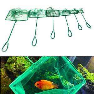 1PC Green Aquarium Fish Tank Square Shrimp Small Betta Tetra Fish Net 3"-10" 6 Sizes