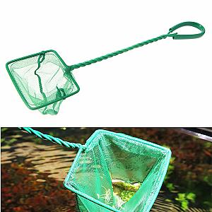 1PC Green Aquarium Fish Tank Square Shrimp Small Betta Tetra Fish Net 3"-10" 6 Sizes