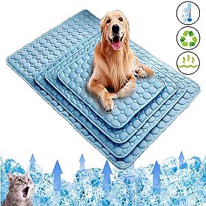 Pet Dog Cooling Bed Mat Iced Rug Summer Extra Large Durable Pad for Small Big Dogs and Cats Puppy Blanket Washable Accessories