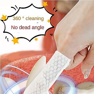 Dog Teeth Cleaning Finger Wipes Disposable Finger Wet Wipes Super Soft Oral Care Toothbrushes 50Pcs Dog Ear Wipes Pet Supplies