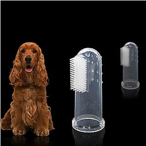 Pet Silicone Finger Cots Toothbrush Cats Dogs Brushing Finger Cots Pet Teeth Oral Cleaning Products In Addition Perros