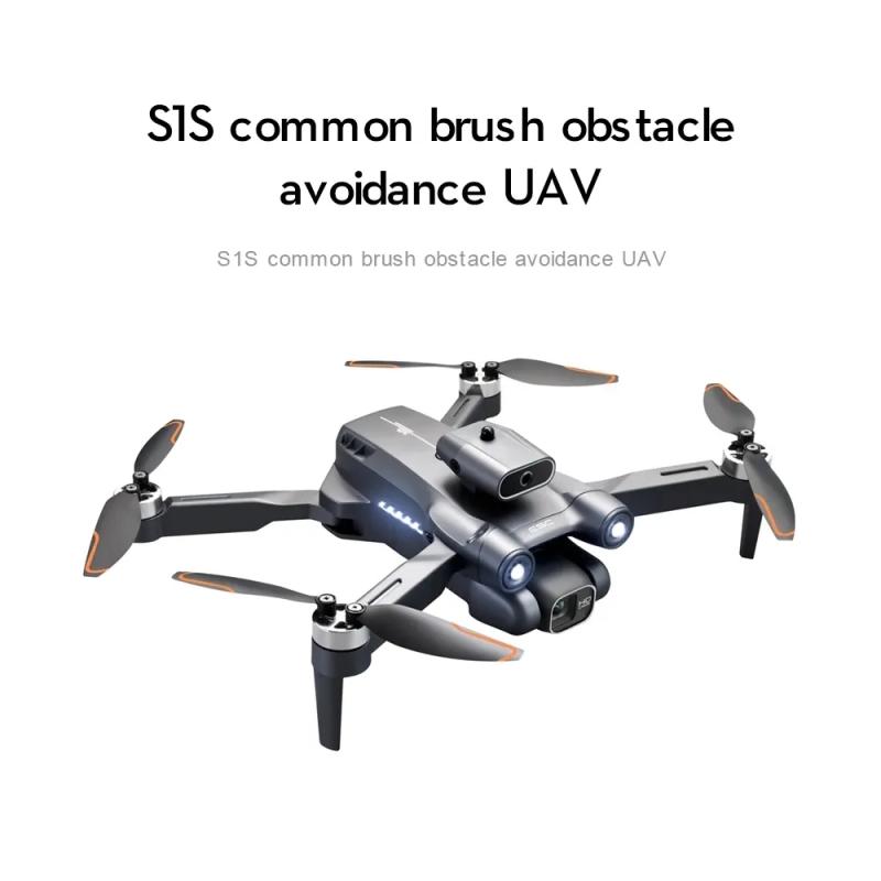 New S1S Mini Drone Caméra 8K Professional Brushless Motor Dron Obstacle Avoidance HD Dual Camera Foldable Quadcopter Toys