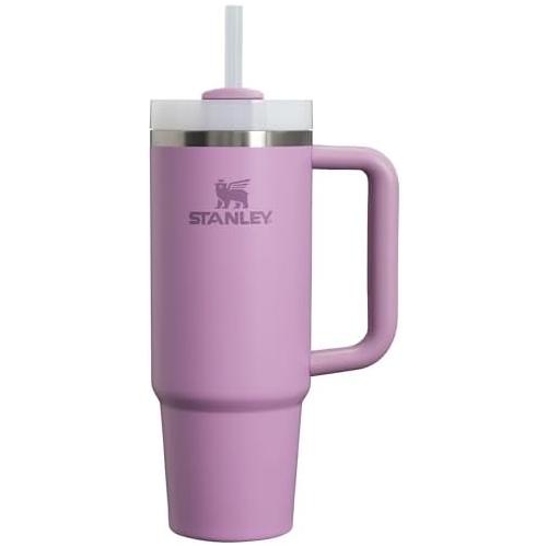 Stanley Quencher H2.0 FlowState Stainless Steel Vacuum Insulated Tumbler with Lid and Straw for Water, Iced Tea or Coffee, Smoothie and More, Lilac, 30oz