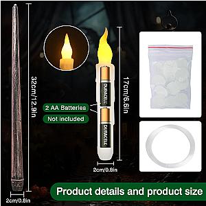 Halloween Decoration Floating LED Candles 12/24Pc Flameless Flicker Candle with Magic Wand Remote Control For Christmas Birthday