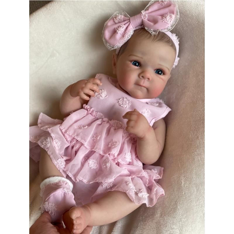 18 Inch Bettie Full Body Soft Silicone Girl Reborn Baby Doll With Painted Lifelike Hair Bebe Reborn Toys