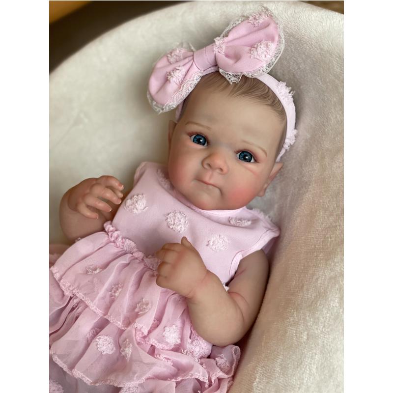 18 Inch Bettie Full Body Soft Silicone Girl Reborn Baby Doll With Painted Lifelike Hair Bebe Reborn Toys