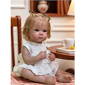 18 Inch Bettie Full Body Soft Silicone Girl Reborn Baby Doll With Painted Lifelike Hair Bebe Reborn Toys