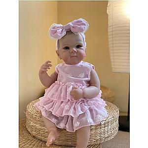 18 Inch Bettie Full Body Soft Silicone Girl Reborn Baby Doll With Painted Lifelike Hair Bebe Reborn Toys