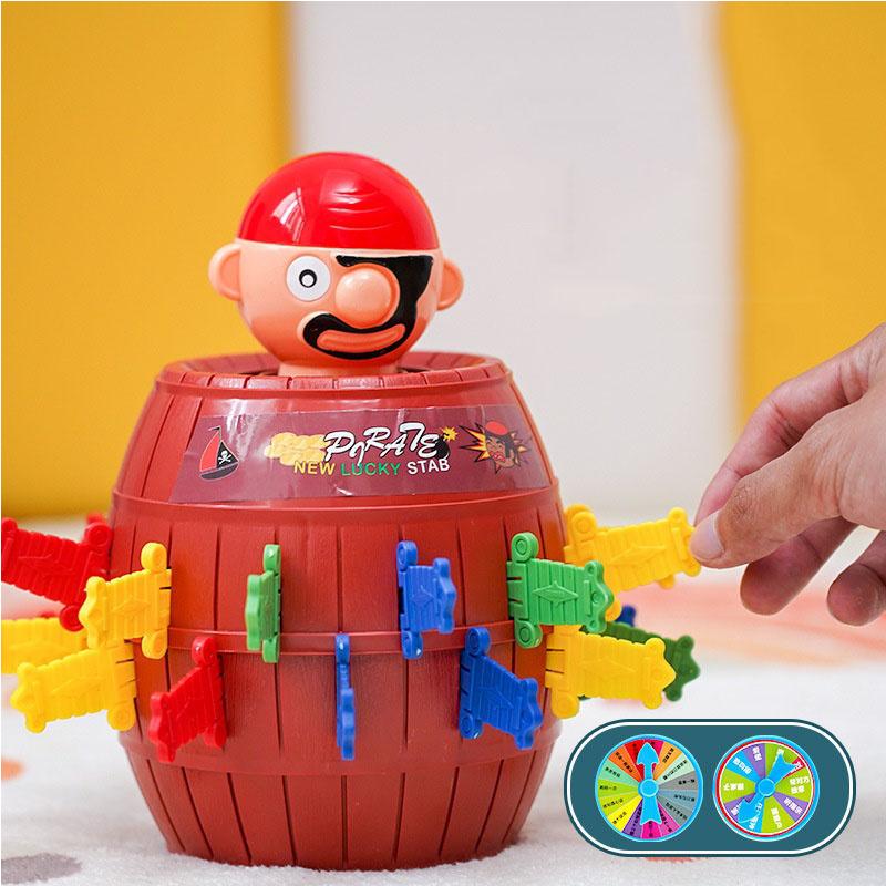 Children's Fun Small Tool Pirate Bucket Funny Game Kindergarten Toy Children's Lucky Nail Pop up Toy