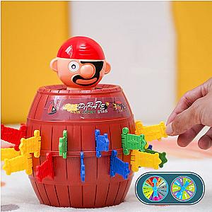 Children's Fun Small Tool Pirate Bucket Funny Game Kindergarten Toy Children's Lucky Nail Pop up Toy