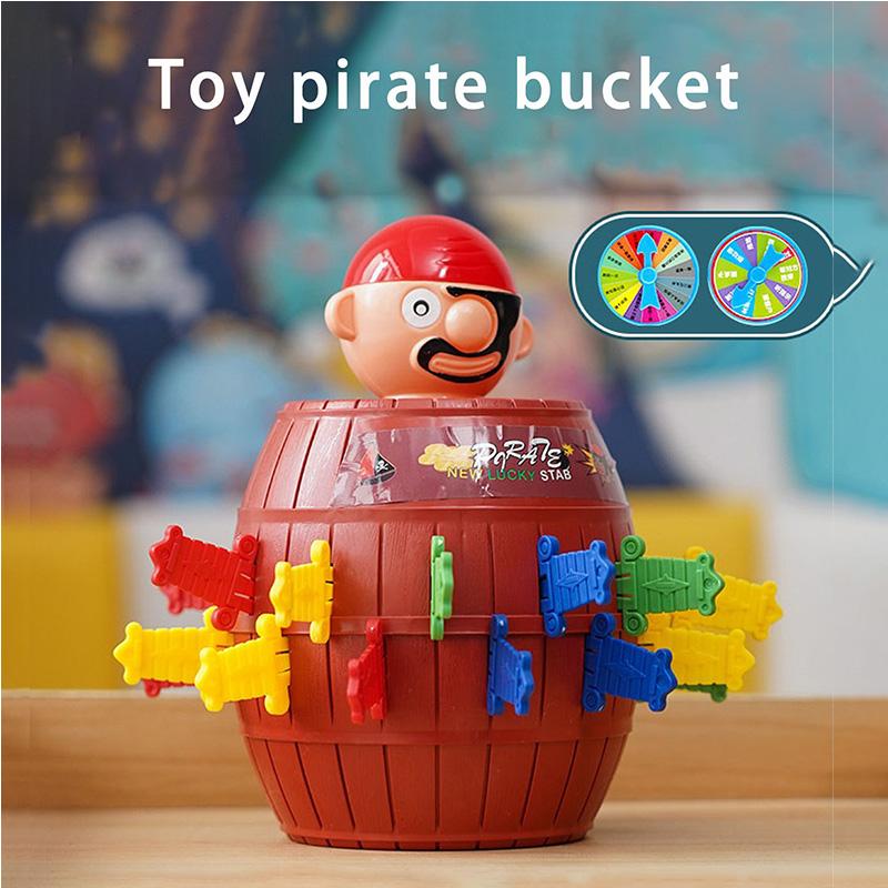 Children's Fun Small Tool Pirate Bucket Funny Game Kindergarten Toy Children's Lucky Nail Pop up Toy