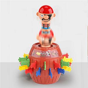 Children's Fun Small Tool Pirate Bucket Funny Game Kindergarten Toy Children's Lucky Nail Pop up Toy